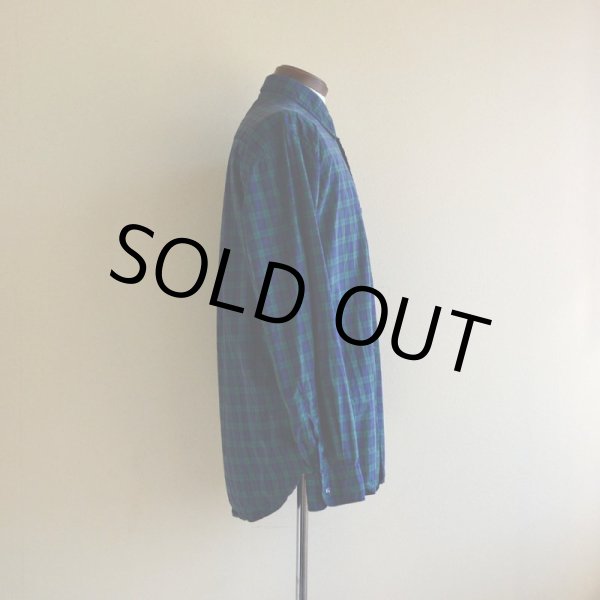 画像2: 1980s L.L.Bean ブラックウォッチBDシャツ  表記L  (2)