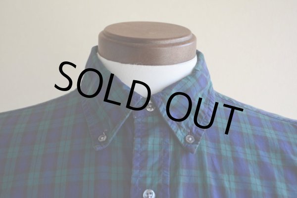 画像6: 1980s L.L.Bean ブラックウォッチBDシャツ  表記L  (6)