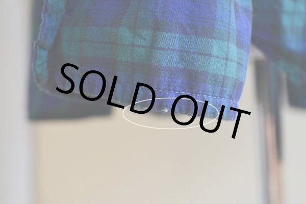 画像12: 1980s L.L.Bean ブラックウォッチBDシャツ  表記L  (12)