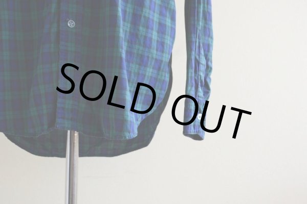 画像9: 1980s L.L.Bean ブラックウォッチBDシャツ  表記L  (9)