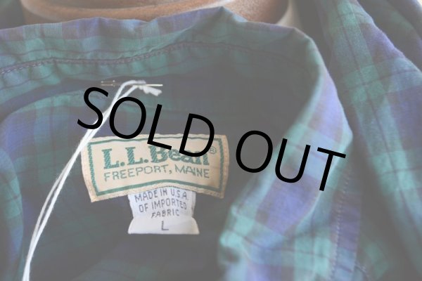 画像13: 1980s L.L.Bean ブラックウォッチBDシャツ  表記L  (13)