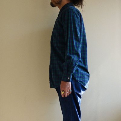 画像2: 1980s L.L.Bean ブラックウォッチBDシャツ　 表記L 