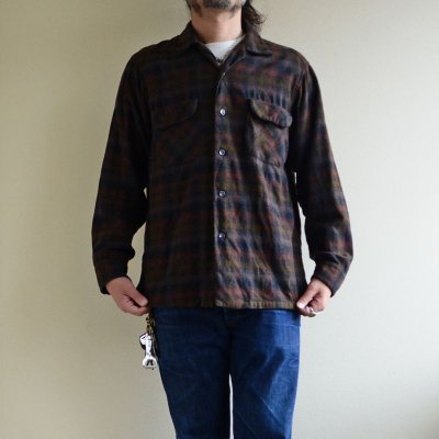 画像1: 1950s PENDLETON ウールシャツ　 表記L 