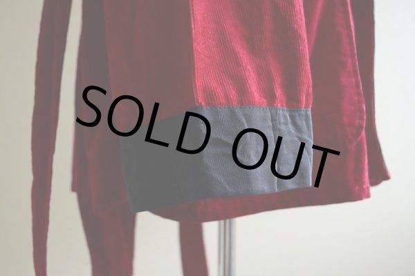 画像10: 1960s コーデュロイガウン　 表記XL  (10)