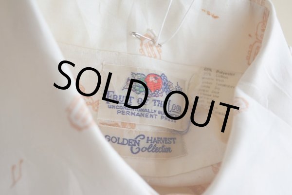 画像12: 1970s  ELVIS 総柄シャツ　 /FRUIT OF THE LOOM　 表記L  (12)