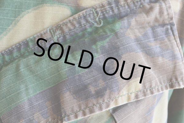 画像7: 1960s USMC ERDLカモ ジャングルファティーグジャケット/4th Type　 表記SMALL-REGULAR  (7)