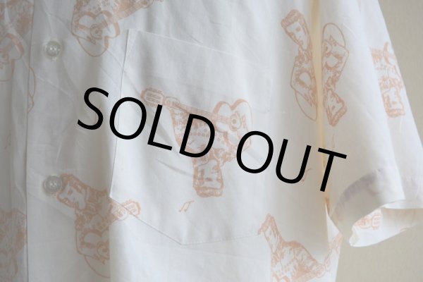 画像7: 1970s  ELVIS 総柄シャツ　 /FRUIT OF THE LOOM　 表記L  (7)