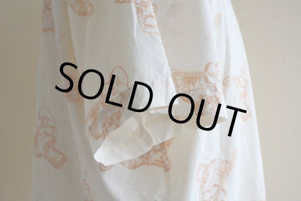 画像9: 1970s  ELVIS 総柄シャツ　 /FRUIT OF THE LOOM　 表記L  (9)