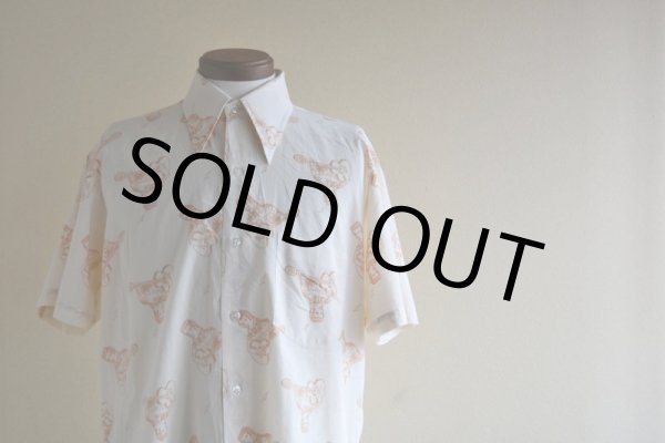 画像5: 1970s  ELVIS 総柄シャツ　 /FRUIT OF THE LOOM　 表記L  (5)