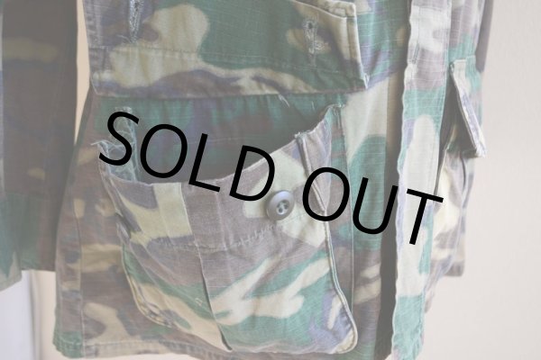 画像11: 1960s USMC ERDLカモ ジャングルファティーグジャケット/4th Type　 表記SMALL-REGULAR  (11)