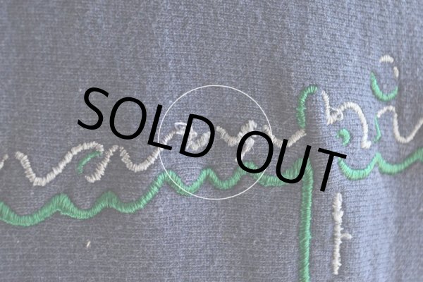 画像8: 1990s Champion リバースウィーブスウェット  ボーダーリブ  表記L  (8)