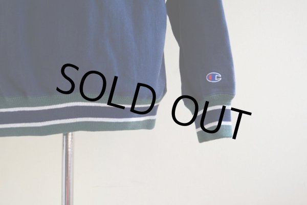 画像9: 1990s Champion リバースウィーブスウェット  ボーダーリブ  表記L  (9)