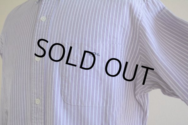 画像7: RalphLauren オックスフォードBDシャツ  ポケット付き  表記M  (7)