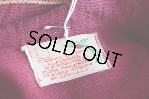 画像17: 1970s グアテマラシャツ　 実寸ML  (17)