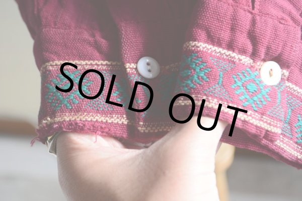 画像11: 1970s グアテマラシャツ　 実寸ML  (11)