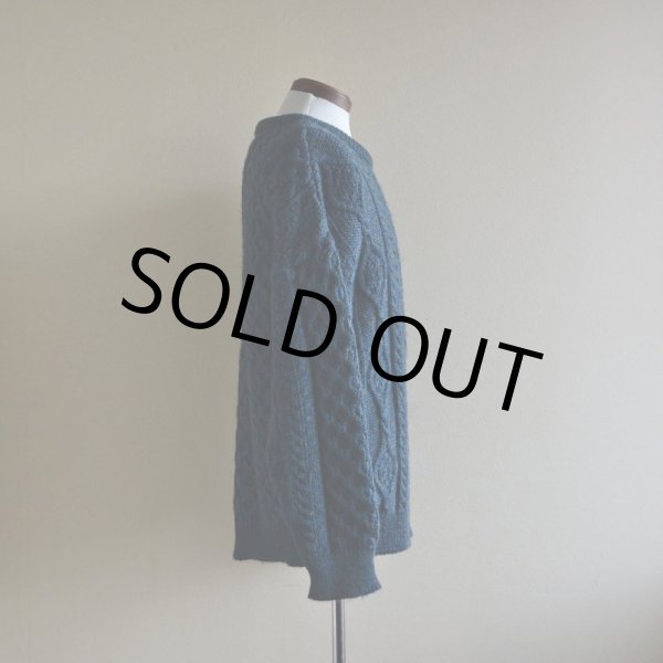 画像2: IRISH HOMECRAFT フィッシャーマンセーター　 MADE IN IRELAND　 表記M  (2)