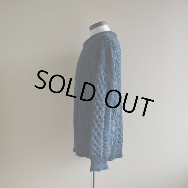 画像4: IRISH HOMECRAFT フィッシャーマンセーター　 MADE IN IRELAND　 表記M  (4)