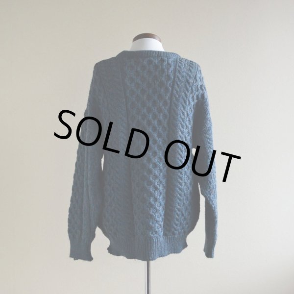 画像3: IRISH HOMECRAFT フィッシャーマンセーター　 MADE IN IRELAND　 表記M  (3)