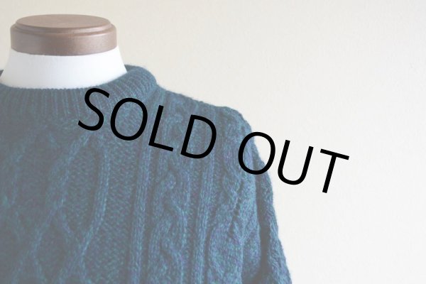 画像6: CALLAN フィッシャーマンセーター　 MADE IN IRELAND　 表記L  (6)