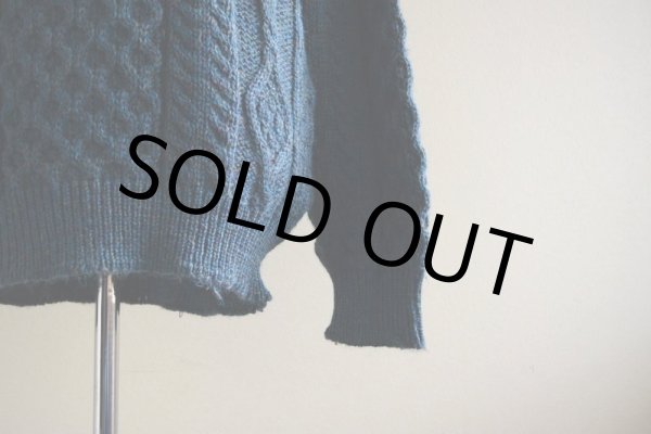 画像8: IRISH HOMECRAFT フィッシャーマンセーター　 MADE IN IRELAND　 表記M  (8)