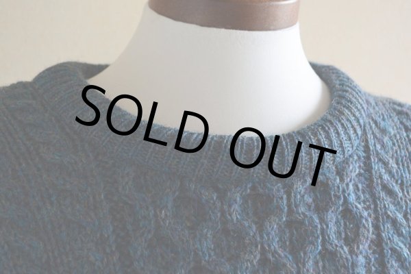 画像7: IRISH HOMECRAFT フィッシャーマンセーター　 MADE IN IRELAND　 表記M  (7)