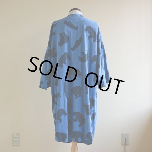 画像3: 1990s MICHIGAN RAG クマ総柄フランネルプルオーバーシャツ　 表記L/XL  (3)