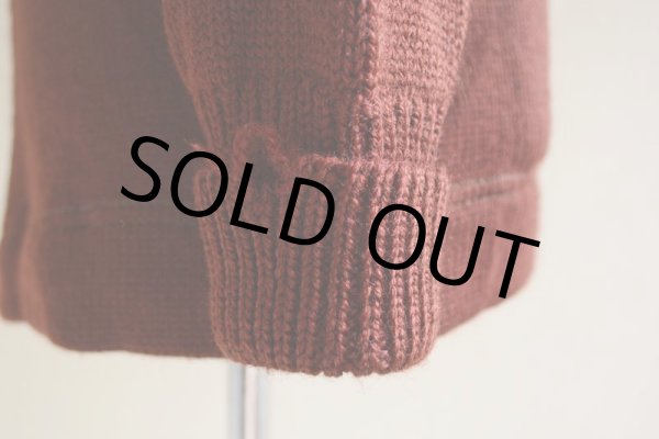 画像7: 1940s〜 Marq't Knit レタードカーディガン　 実寸M  (7)