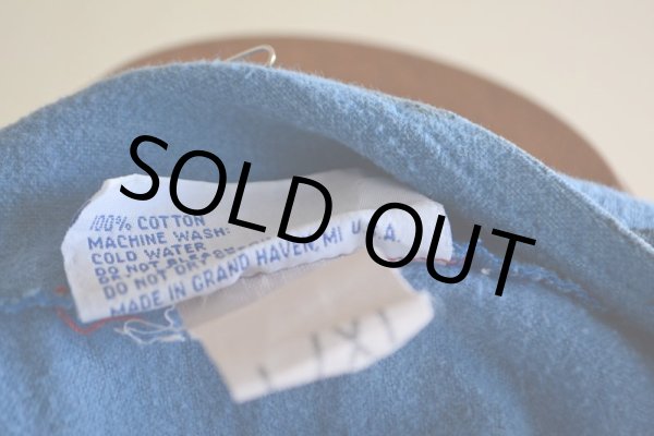 画像16: 1990s MICHIGAN RAG クマ総柄フランネルプルオーバーシャツ　 表記L/XL  (16)