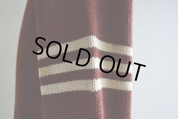 画像10: 1940s〜 Marq't Knit レタードカーディガン　 実寸M  (10)