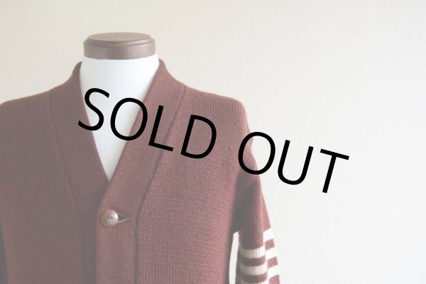 画像5: 1940s〜 Marq't Knit レタードカーディガン　 実寸M  (5)