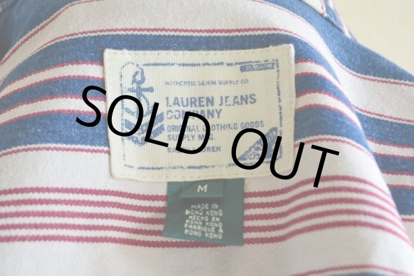 画像16: RalphLauren デニムカバーオール　 LAUREN JEANS Co.　 表記M  (16)