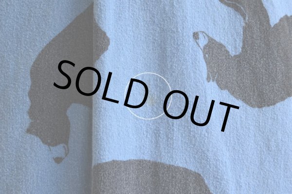 画像14: 1990s MICHIGAN RAG クマ総柄フランネルプルオーバーシャツ　 表記L/XL  (14)