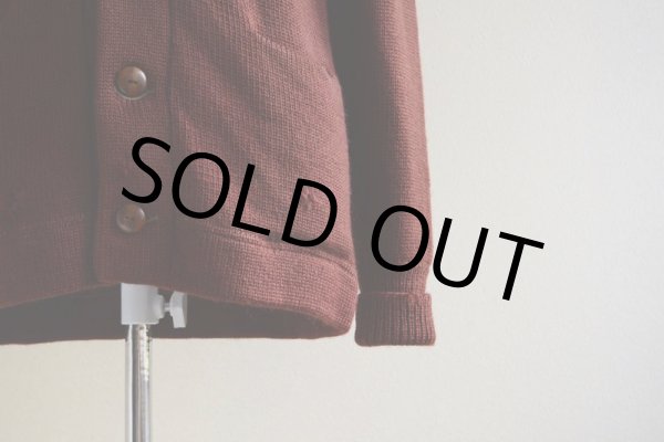 画像6: 1940s〜 Marq't Knit レタードカーディガン　 実寸M  (6)