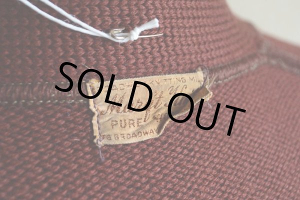 画像17: 1940s〜 Marq't Knit レタードカーディガン　 実寸M  (17)