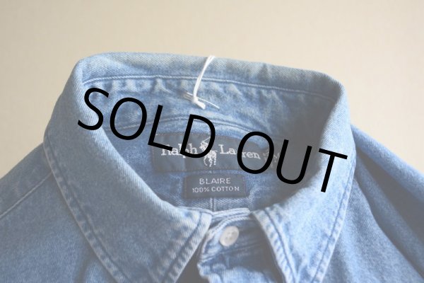 画像13: RalphLauren デニムBDシャツ　 表記M  (13)