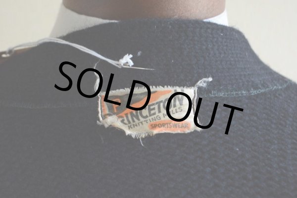 画像11: 1950s PRINCETON ローゲージウールニットカーディガン　 実寸ML  (11)