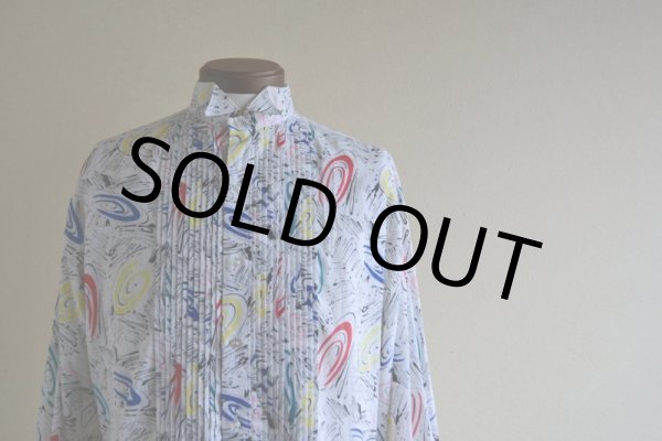 画像5: 1980s L&M FASHIONS ウィングカラーシャツ　 表記M  (5)