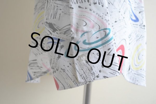 画像12: 1980s L&M FASHIONS ウィングカラーシャツ　 表記M  (12)