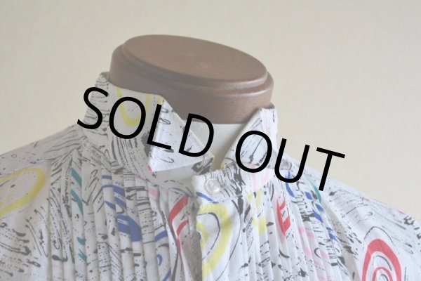 画像7: 1980s L&M FASHIONS ウィングカラーシャツ　 表記M  (7)