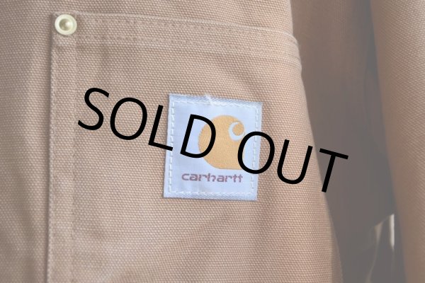 画像9: 1990s Carharttブラウンダックカバーオール  裏ブランケット付き  実寸L  (9)