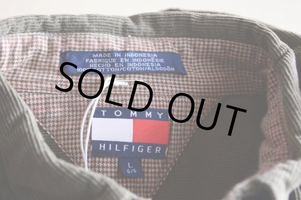 画像13: 1990s TOMMY HILFIGER コーデュロイシャツ　 表記L  (13)