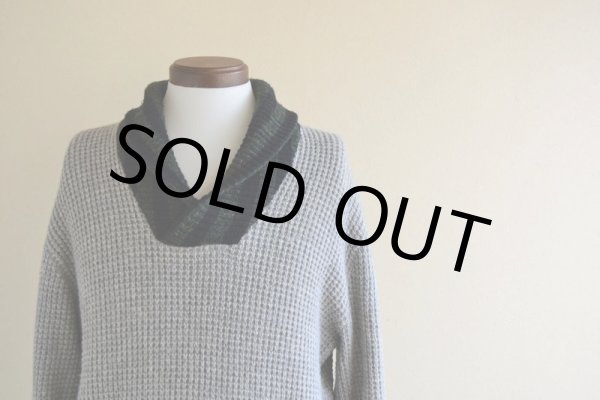 画像5: 1950s TOWNCRAFT ショールカラーセーター　 表記M  (5)