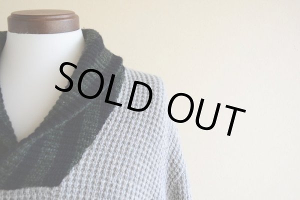 画像6: 1950s TOWNCRAFT ショールカラーセーター　 表記M  (6)