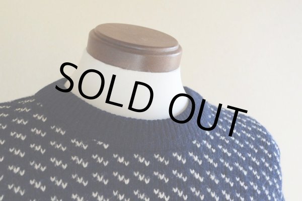 画像7: 1980s L.L.Bean バーズアイセーター  表記Ladies L  (7)