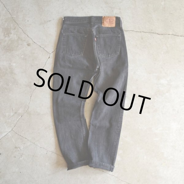 画像3: 1990s Levi's 501　 ブラックデニム　 表記W28 L32  (3)