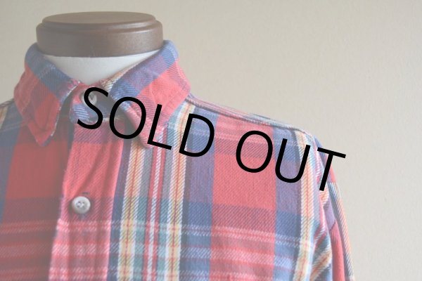 画像6: 1980s FIVE BROTHER ヘビーネルシャツ　 表記L  (6)