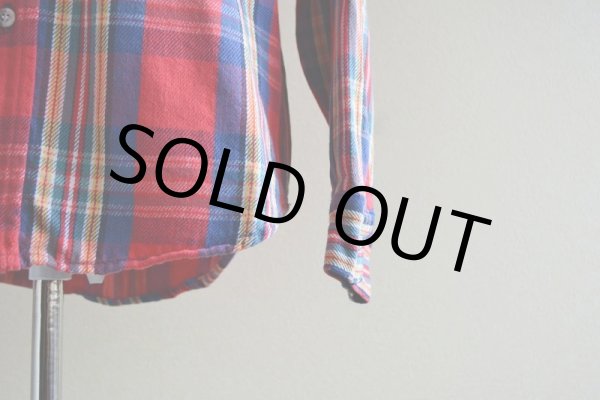 画像8: 1980s FIVE BROTHER ヘビーネルシャツ　 表記L  (8)