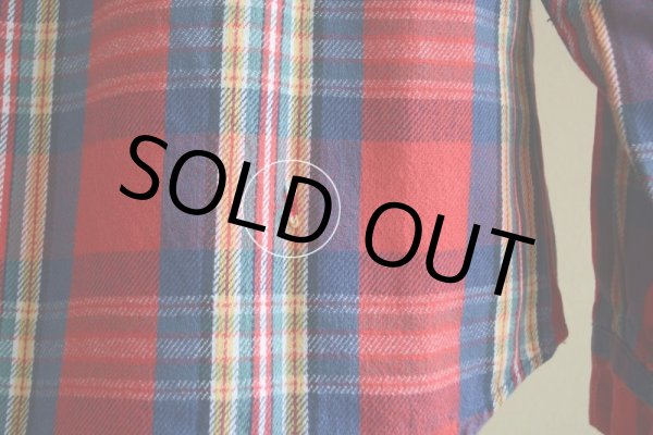 画像12: 1980s FIVE BROTHER ヘビーネルシャツ　 表記L  (12)