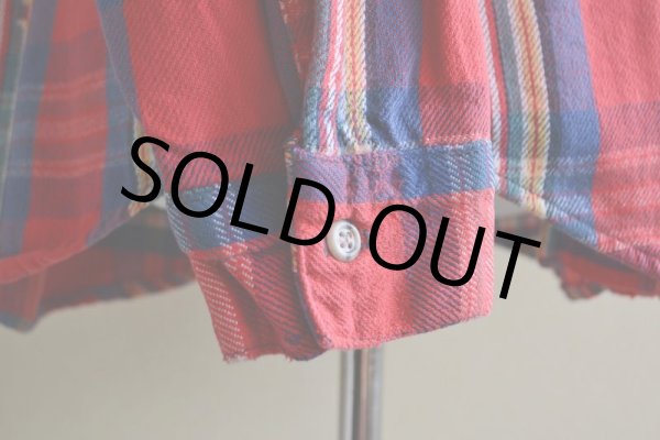 画像9: 1980s FIVE BROTHER ヘビーネルシャツ　 表記L  (9)