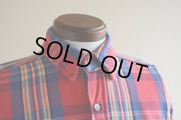 画像7: 1980s FIVE BROTHER ヘビーネルシャツ　 表記L  (7)